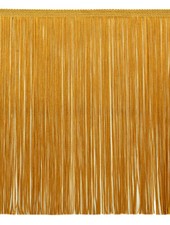 Chainette Fringe Trim 12 inch, Style CF12, Color C4 - Antique Gold 5 Yards 