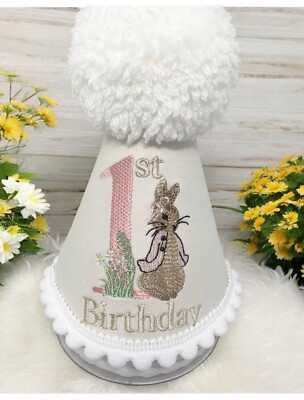 Baby Girl Flopsy Bunny Pink Peter Rabbit Birthday Cake-Smash Party