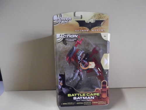 Batman Begins Battle Cape Batman 5.5"in Action Figure Power tek Mattel 2005 - Picture 11 of 11