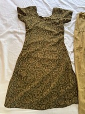 indian salwar kameez green
