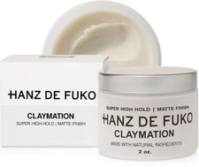 Image of Hanz de Fuko Claymation - Premium Mens Hair Styling Clay with Matte Finish - Cr