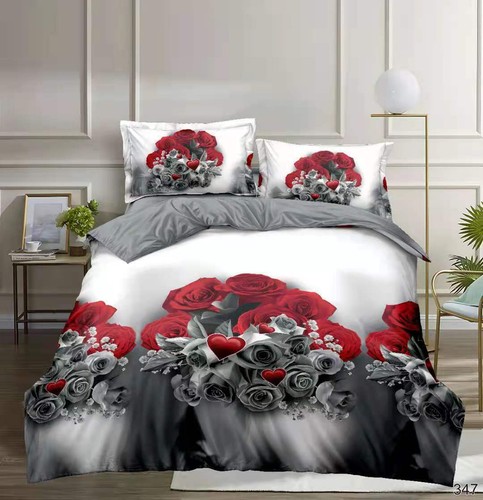 3D Duvet Cover Bedding Set With Fitted Sheet And Pillow Case Single Double King* - Picture 18 of 48