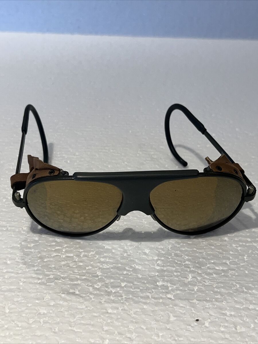 Vintage Polo Ralph Lauren Leather Side shield Sunglasses SG Vintage Polo Ralph Lauren Leather Side shield Sunglasses SG