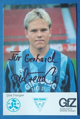 6907 Dirk Fengler Stuttgarter Kickers 1988/89 Autogrammkarte original signiert