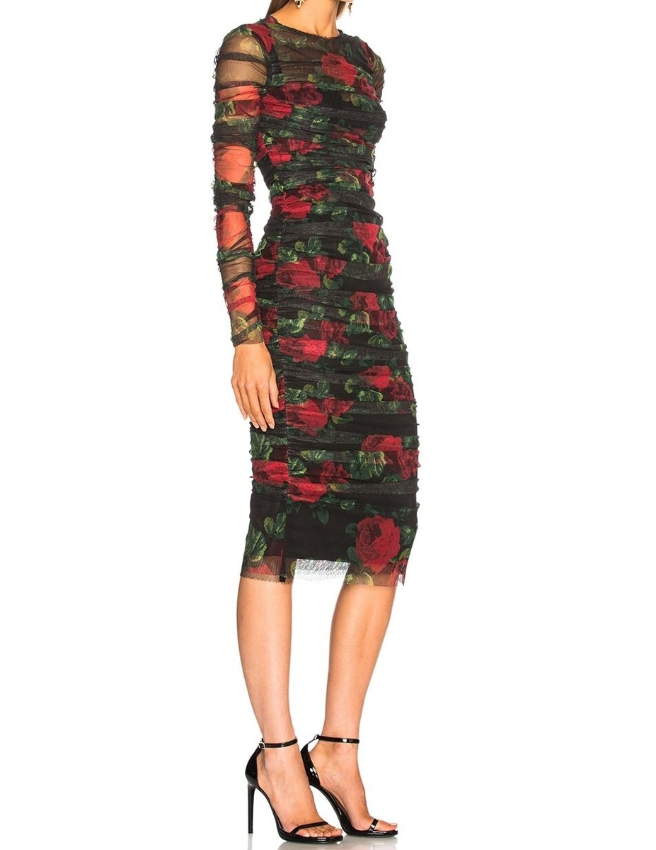 DOLCE & GABBANA ローズ柄トレーナー Dolce & Gabbana D&G Strawberry Bow Lace Bustier (Medium