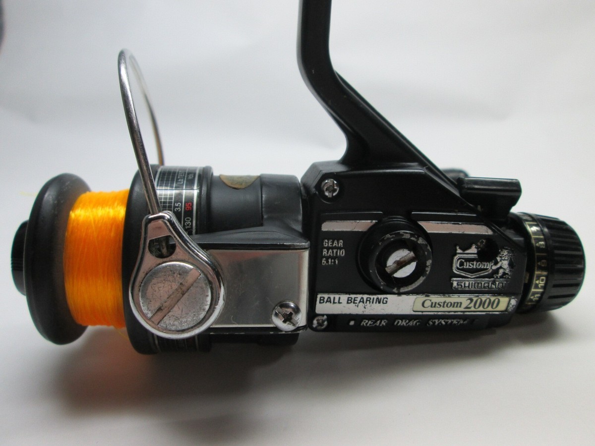 SHIMANO2000になります美品です Shimano Custom 2000 Spinning Reel Vintage | eBay