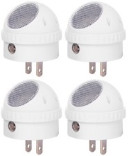 Plug in Night Light with Cool White LED, 360  Rotation and Dusk to Dawn - 4 Pack