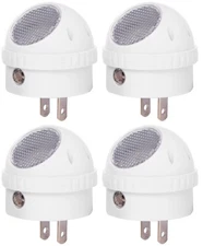 Plug in Night Light with Cool White LED, 360° Rotation and Dusk to Dawn - 4 Pack