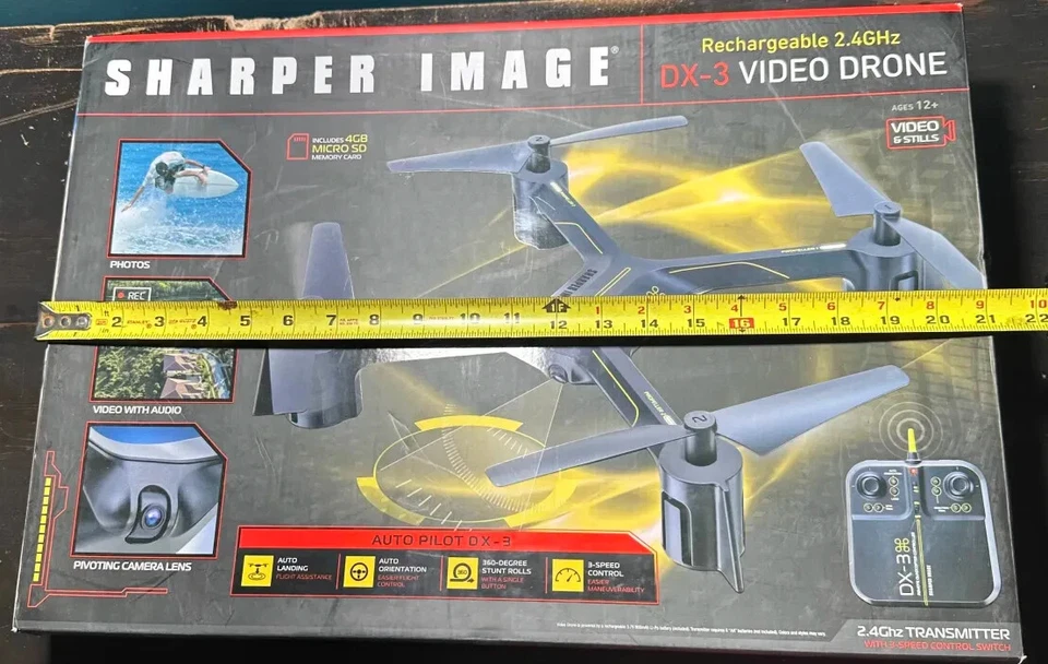 Sharper Image Drone DX-3 Video Drone Stunt Drone Video & Photo Drone - Image 2 of 4