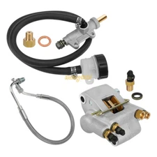 Rear Brake Master Cylinder Caliper Line Set for Polaris Sportsman 400 500 Worker