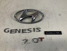 09-16 Genesis Coupe Exterior Rear Trunk Lid Logo Emblem Set Of 4 B