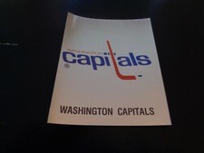 1987-88 Panini NHL Hockey Sticker #173 Washington Capitals Logo - NR-MT