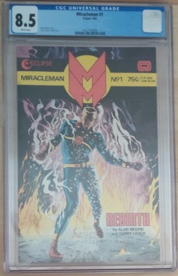 Miracleman #1 CGC 8.5 Eclipse Comics