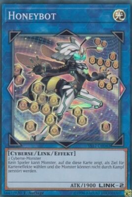 Honeybot YS17-DE042 Super Rare Structure Deck: Link Strike Yugioh Karte Deutsch
