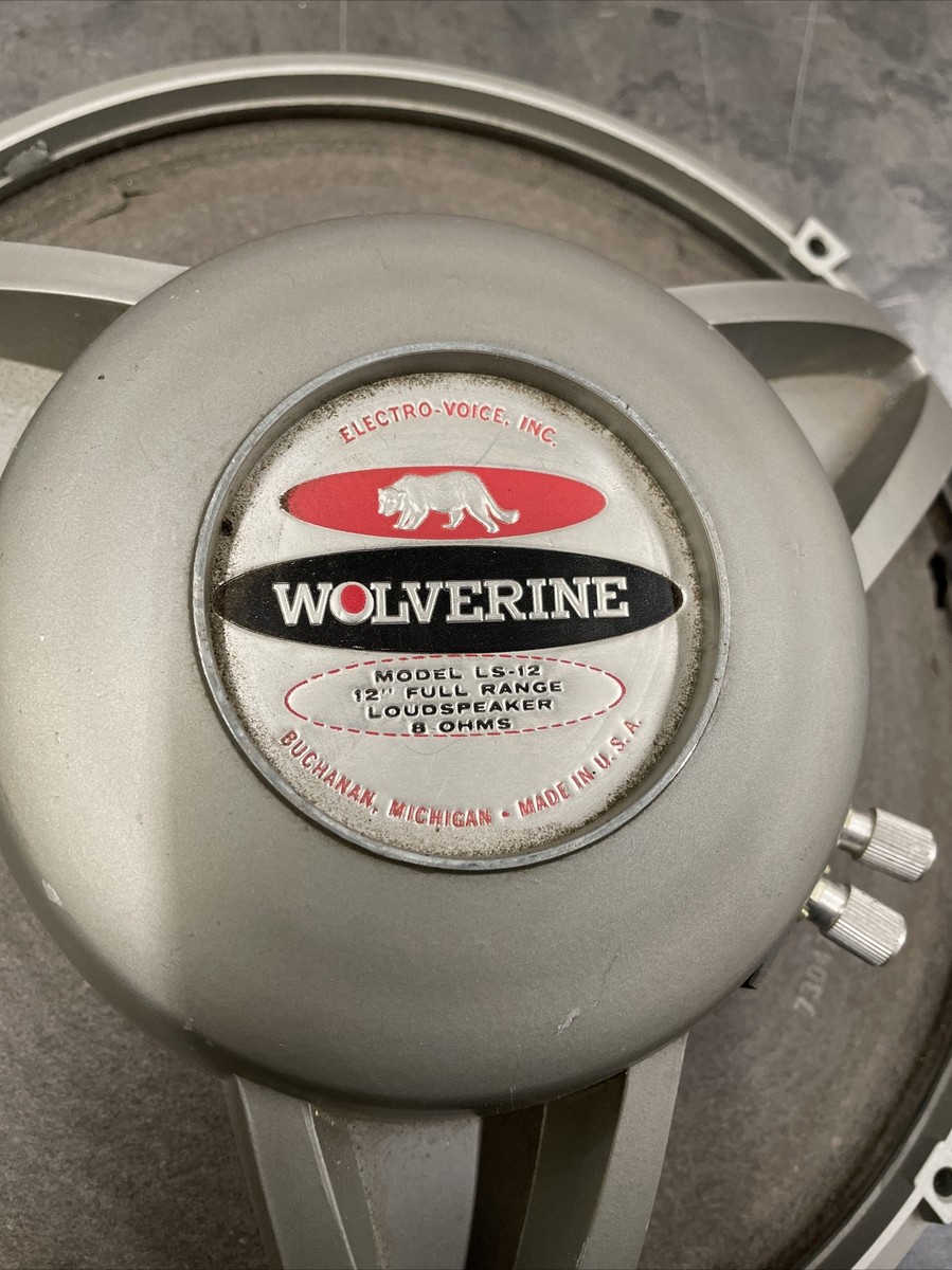Pair of Electrovoice LS-12 Wolverine full range speakers 8 Pair of Electrovoice LS-12 Wolverine full range speakers 8