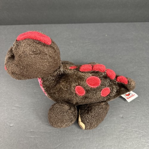 Ganz Webkinz HM338 COCOA DINOSAUR 8" Plush Stuffed Toy No Code Brown Pink Red - Picture 13 of 13