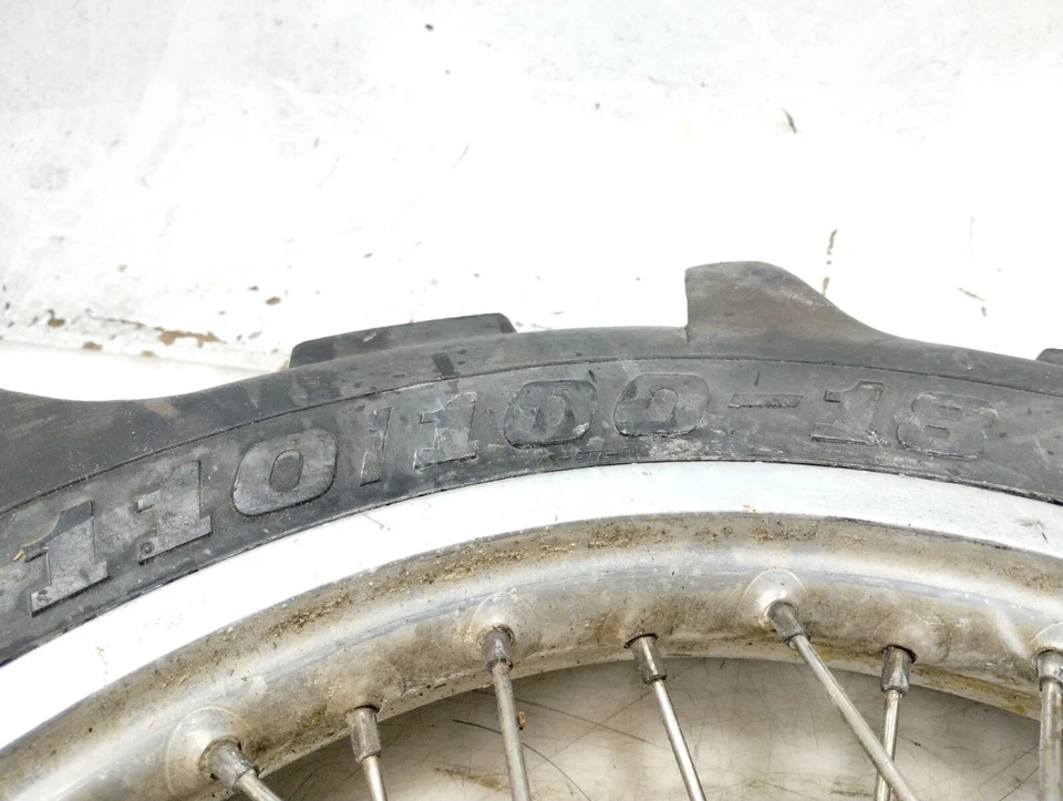 Llanta trasera BMW G450 G450X 2010 recta (sin neumático) 18" Foto 4 de 4