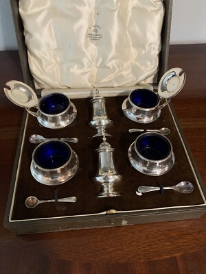 Mappin & Webb Prince's Plate London & Sheffield Condiment Set w