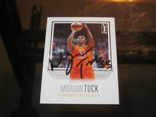 MORGAN TUCK SIGNED AUTOGRAPHED 2018 WNBA CARD-1/500 CT CONNECTICUT SUN