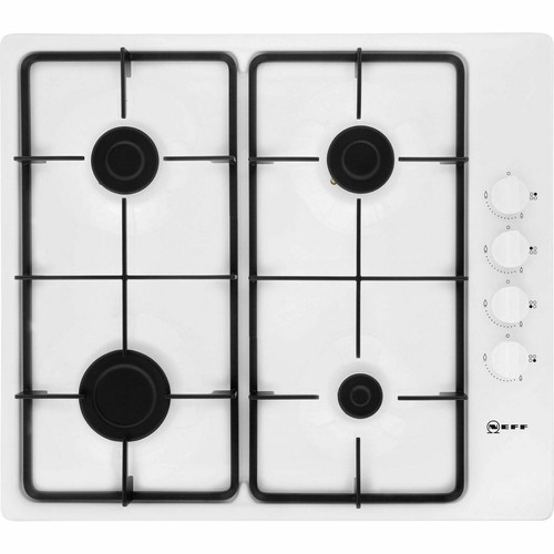 NEFF T26BR46W0 N30 Built In 58cm 4 Burners White Gas Hob 4242004187295