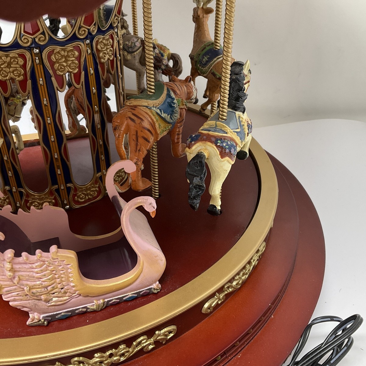海外ビンテージ カルーセル オルゴール Vintage Carrousel Set With