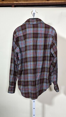 Abercrombie & Fitch Vintage 60s Plaid Multicolor Shirt Medium 