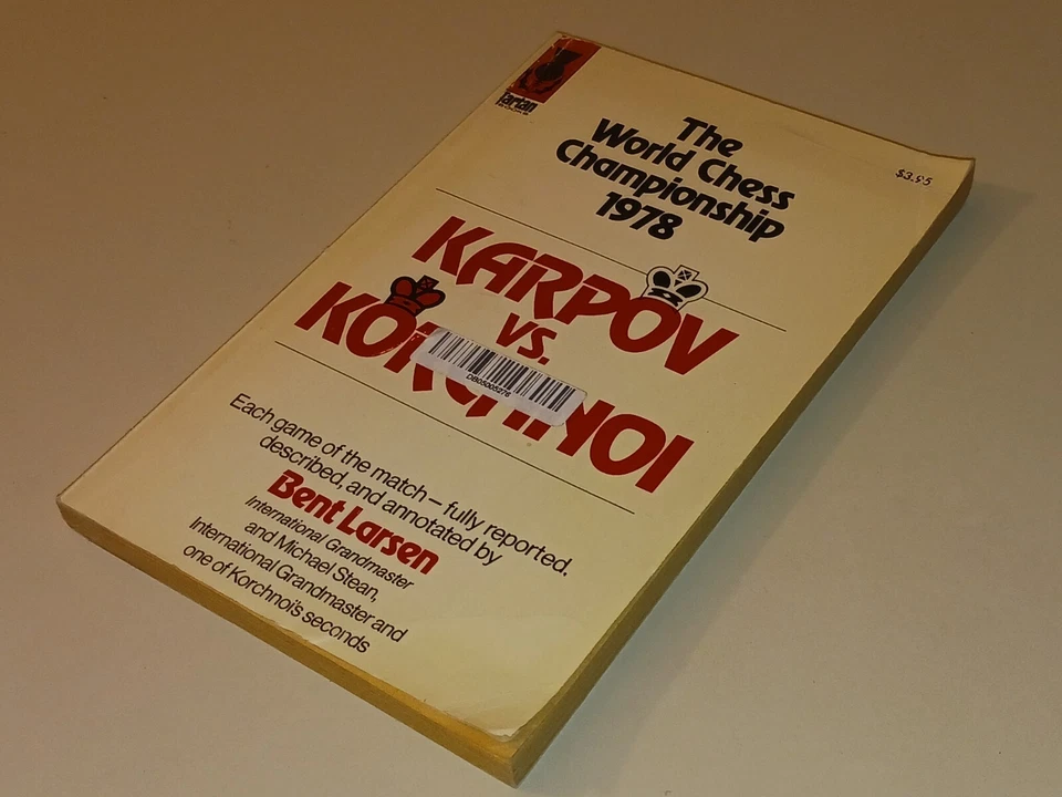 The World Chess Championship 1978: Karpov vs Korchnoi PaperbackVintage Rare - Image 3 of 4