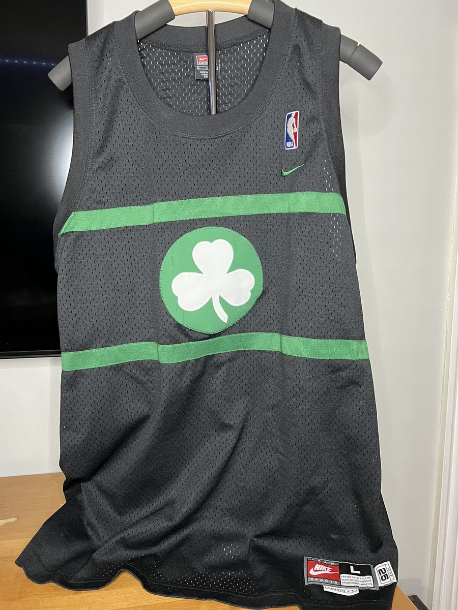 Vtg Nike Authentic NBA Boston Celtics Paul Pierce 34 Jersey Black