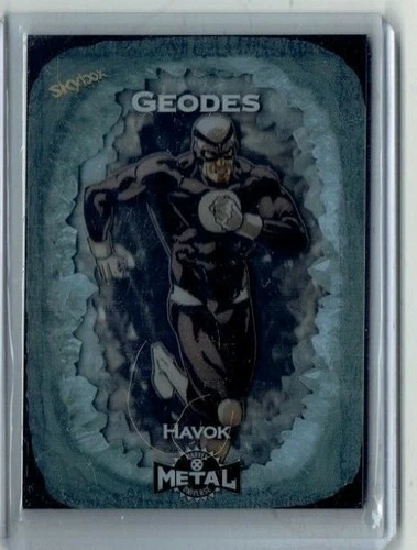 Havok 2020 Skybox Marvel X-Men Metal Universe Geodes Card