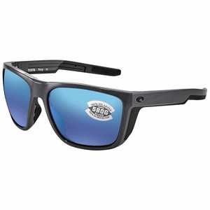 Costa Del Mar FRG 298 OBMGLP Ferg Sunglasses Grey Frame Blue Lens - Click1Get2 Mega Discount