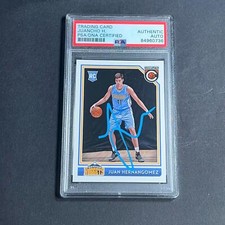 2016-17 PANINI COMPLETE #228 JUAN HERNANGOMEZ Signed Rookie Card AUTO PSA Slabbe