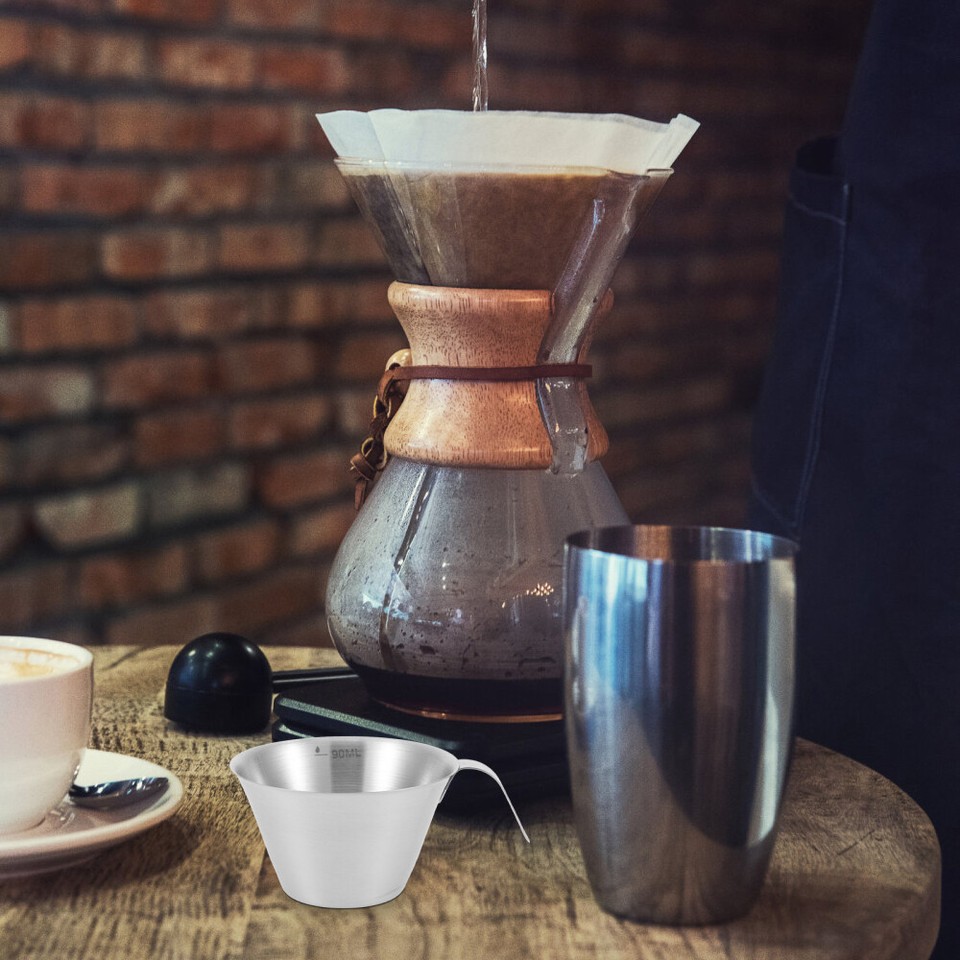 Coffee Measuring Cup Home Espresso Ground Liquid Cups Metal eBay