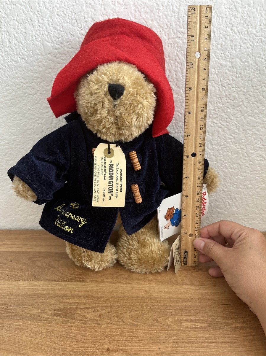 Ours En Peluche Paddington 18 Cm - Marque Augusta De Bay - Année 2004 - Occasion Très Bon état