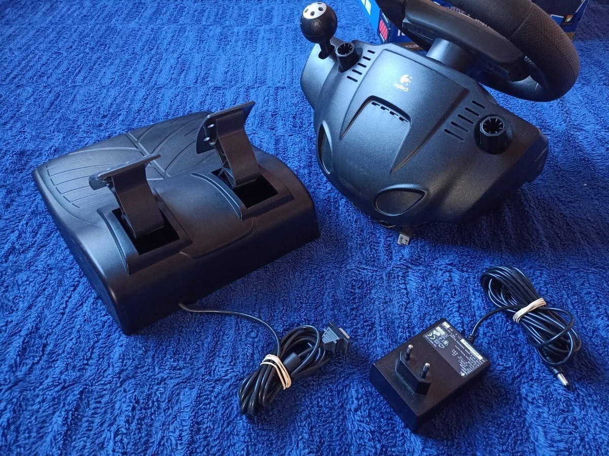 VOLANTE LOGITECH DRIVING FORCE PRO FORCE FEEDBACK PS2 PS3