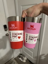 Pair of Stanley 16 oz Adventure Stainless Steel Everyday Stacking Pints