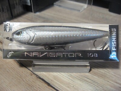 13 Fishing * 4 1/4'' Navigator 108 - 3/4 Oz - Floating Fishing Lure - Disco Shad