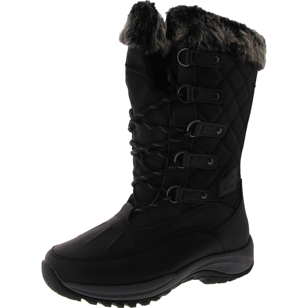 Женские зимние ботинки Pacific Mountain Whiteout Black 6 Medium (B,M) 1128