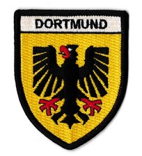 Patche écusson Dortmund ville brodé blason patch Allemagne armoiries
