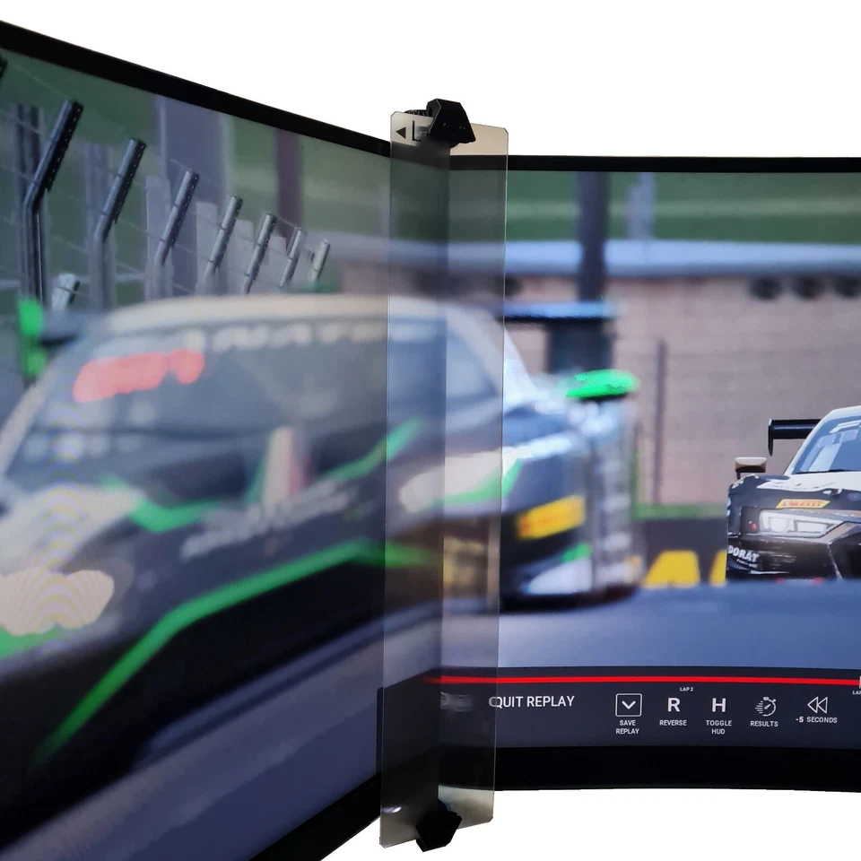 Asus Sim Racing Bezel Free Universal Adapter Kit - 27" 32" Triple Monitor/Tv's - Image 2 of 4