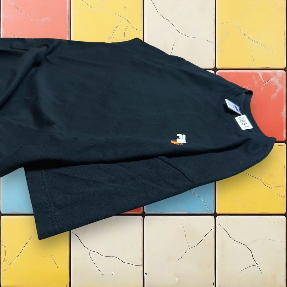 Camisa De Colección Fila Baloncesto Ropa Deportiva Años 90 Hombres L Negra Camiseta Gráfica Atlética Foto 4 de 4