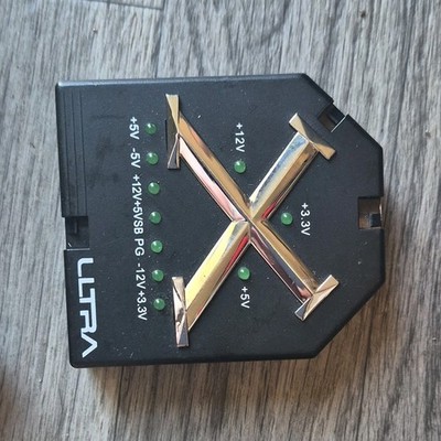 ULTRA ULT31553 ATX Power Supply Tester for 20-Pin, SATA, Floppy, 4-Pin