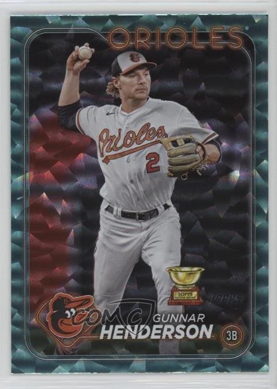 2024 Topps Series 2 Aqua Foil 390/399 Gunnar Henderson #450 0n64