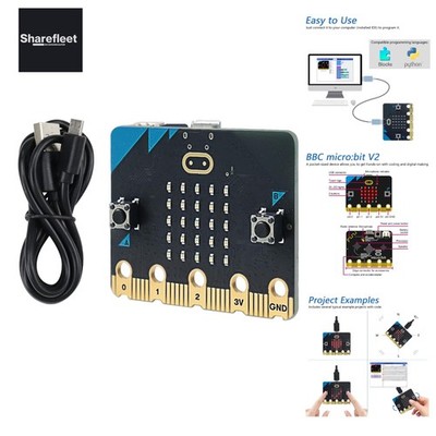 BBC Micro:bit V2 Development Board, Blocks and Python Code, Detailed Tutorial...