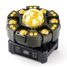 6 Arms Stage Light LED Moving Head Beam Light Bee Eye Laser DJ Disco Party Club