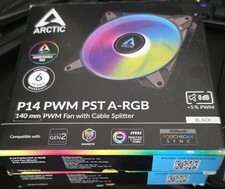 ARCTIC P14 PWM A-RGB 2 Pack Case Fan PC Cooler Premium Silent 140mm - Great