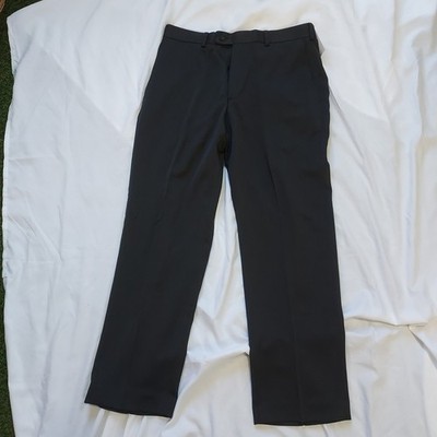 John Henry Dress Pants Charcoal Iron Free Classic Fit W 34 -L 30 New W Tags 