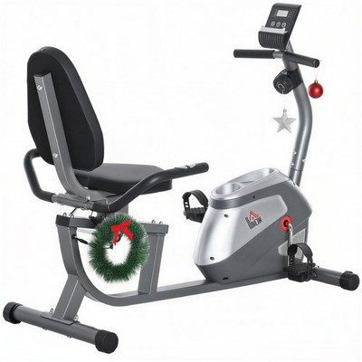 Liegeergometer mit LCD-Anzeige 8 stufig Magnetwiderstand bis 110 kg Metall ABS
