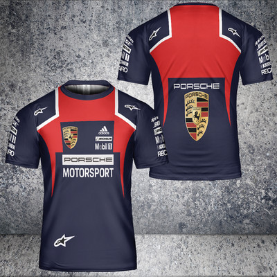 Custom Name - Men's Porsche 2026 Motorsport 3D Black - All Size