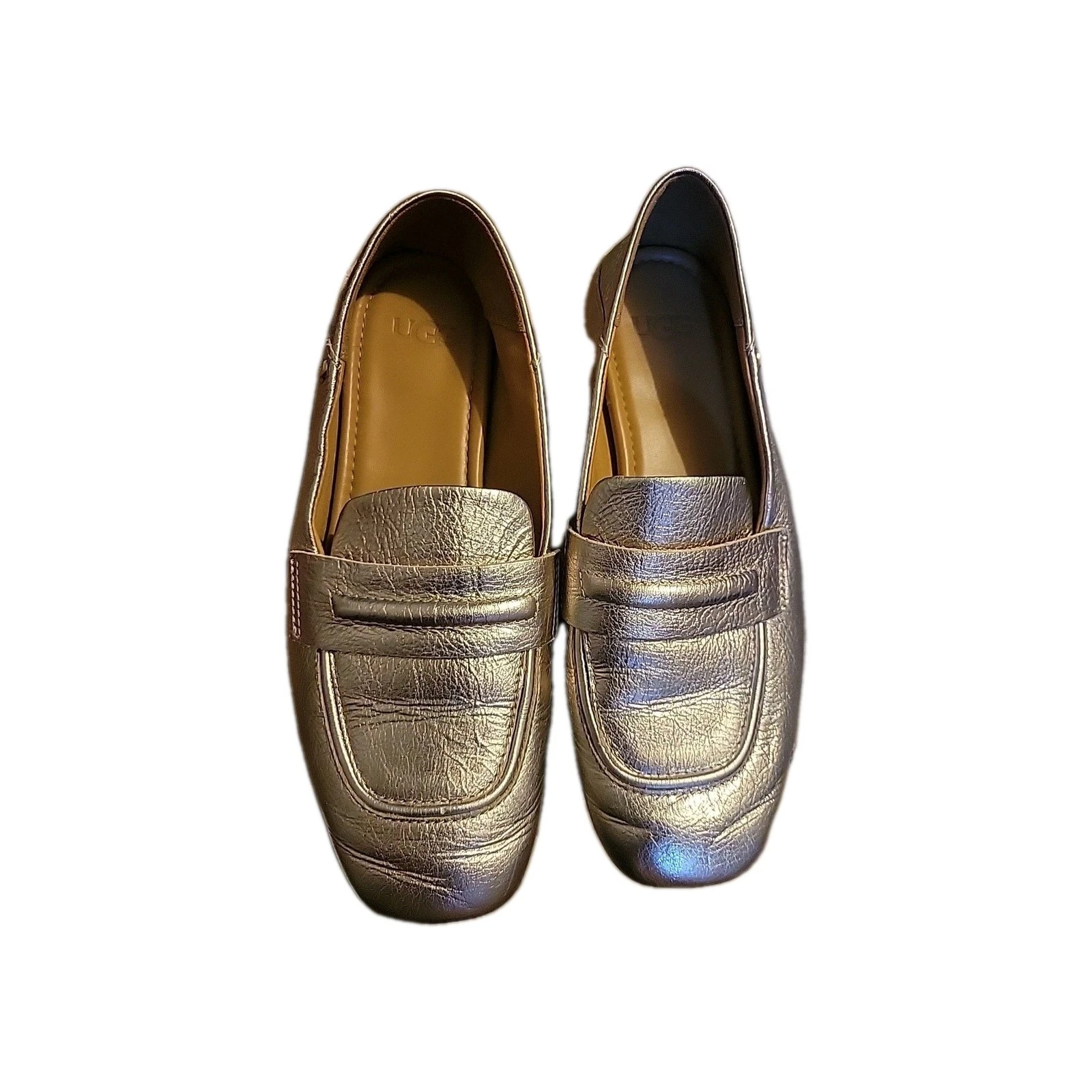 MOCASSINO DONNA US 7 UGG JANAYA SCARPE BASSE ORO