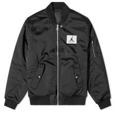 Air Jordan Reversible Varsity Jacket Black Coat Puffy 2XL DQ7344-010